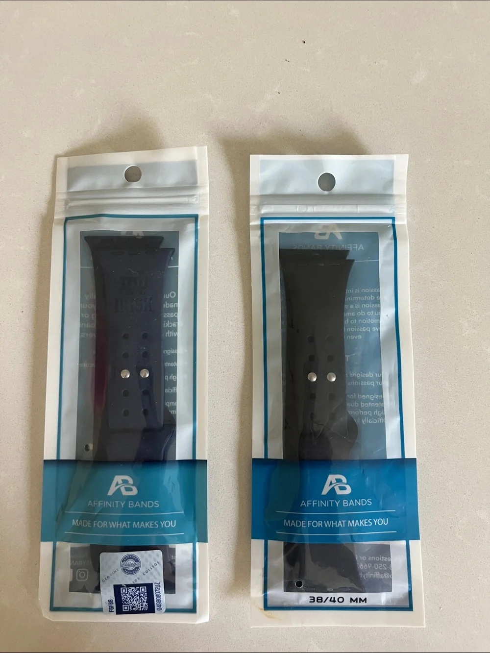 Two Affinity Bands for Smart Watch.
